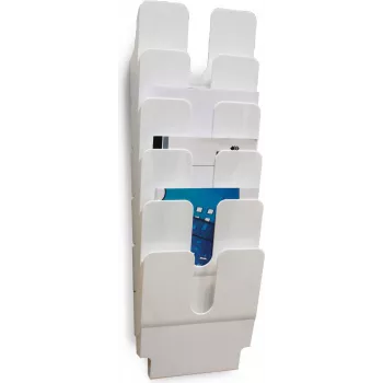 DURABLE FLEXIPLUS 6 Brošūru displejs A4 portrets caurspīdīgs 1700008011