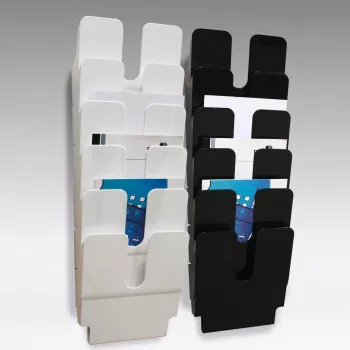 DURABLE FLEXIPLUS 6 Brošūru displejs A4 portrets caurspīdīgs 1700008011