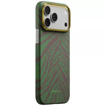 PITAKA Edge Case Breath of Veins iPhone 17 Pro Max - Sprout Surge