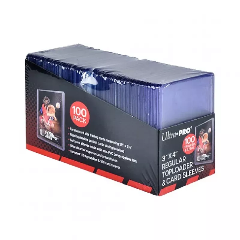 Ultra PRO TCG kāršu uzmavas un Toploader 8x10cm 100 gab.