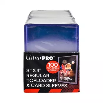 Ultra PRO TCG kāršu uzmavas un Toploader 8x10cm 100 gab.