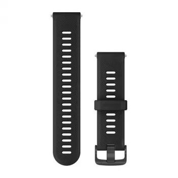 Garmin silikona pulksteņa siksniņa Forerunner 745, melna, 010-11251-9B