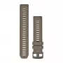 Garmin QuickFit 22 mm Silikona pulksteņa siksniņa Instinct 2, fēnix 7/6/5, Forerunner 955/945, Epix (Gen 2), Approach S62 - Coyote Tan (010-13105-07)