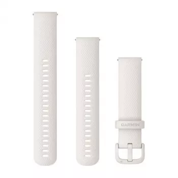 Garmin Silikona Pulksteņa Siksniņa 20mm Ivory (010-12924-80)