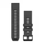 Garmin QuickFit 26mm Silikona Pulksteņa Siksniņa Graphite/Melna 010-13393-10
