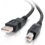 CABLES2GO C2G 3m USB 2.0 A/B kabelis melns (28103)