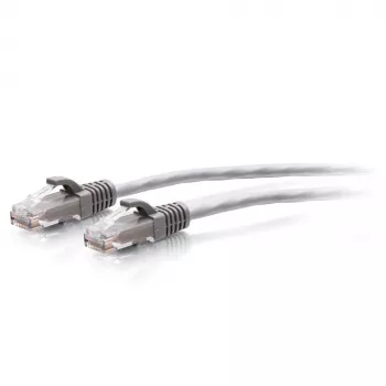 CABLES2GO C2G 1ft (0.3m) Cat6a Snagless Unshielded (UTP) Slim Ethernet Network Patch Cable - Gray