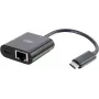 CABLES2GO C2G 82408 USB 3.1 Gen 1 Type-C Hub ar 4 USB-A portiem, melns