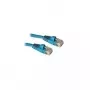 CABLES2GO CAT5e UTP Patch Cable 1m Blue Molded Snagless RJ45