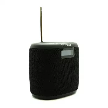 Pure Acoustics Pure Woodland Mini Ūdensizturīgs āra skaļrunis ar FM/DAB+ radio, melns