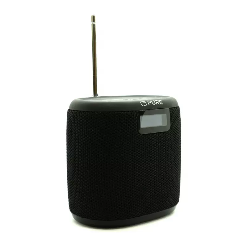 Pure Acoustics Pure Woodland Mini Ūdensizturīgs āra skaļrunis ar FM/DAB+ radio, melns