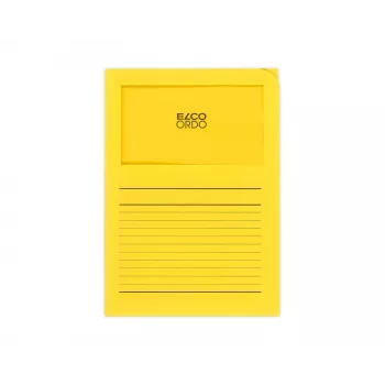 Elco Ordo Cassico Document Folder 220 x 310 mm Yellow Paper Matt