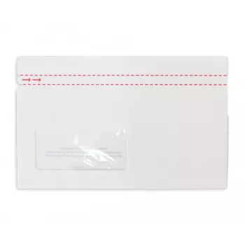 ELCO Quick Vitro dokumentu aploksne C5/6, lodziņš priekšpusē kreisajā pusē, pašlīmējoša, 110 g/m², baltā krāsā, 250 gab. (29213.00)