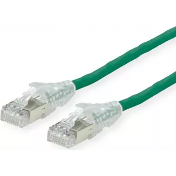 Dätwyler Cat.6 Patch Cable, AMP v2, Green, 10m, CU 7702 flex LS0H, U/UTP