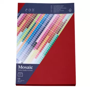 Artoz Papier Mosaic aploksnes DIN C5 bez loga ugunsarkans līmētas 20 gab. (9439420-587)
