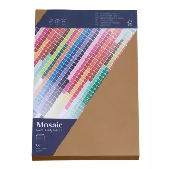Artoz Papier Mosaic aploksnes DIN C6 bez loga dabīgās slapjā līmējuma 20 gab.