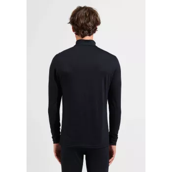 Odlo Merino 200 BL Top Turtle Neck LS Half Zip - Melns, M izmērs