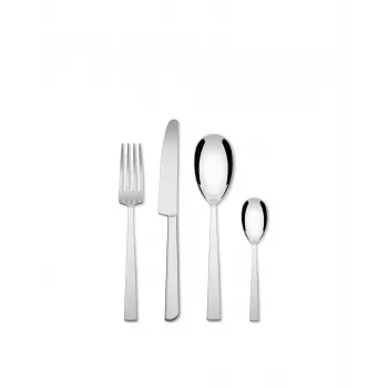 Alessi Asta Galda piederumu komplekts 24 gabali Sudraba (AM242S24)