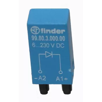 Finder 99.80.3.000.00 Brīvgaitas diodes modulis 6-220 VDC