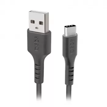 SBS TECABLETC3MTK USB-A uz USB-C kabelis 3m Melns