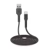 SBS TECABLETC3MTK USB-A uz USB-C kabelis 3m Melns