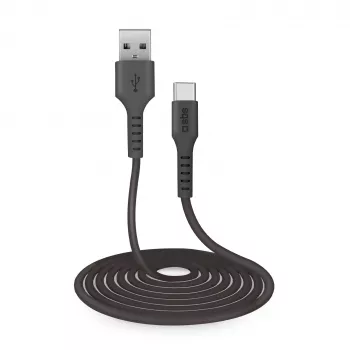 SBS TECABLETC3MTK USB-A uz USB-C kabelis 3m Melns