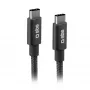 SBS TECABLETCC20BK USB-C uz USB-C kabelis 25W Power Delivery 1.5m - Pelēks