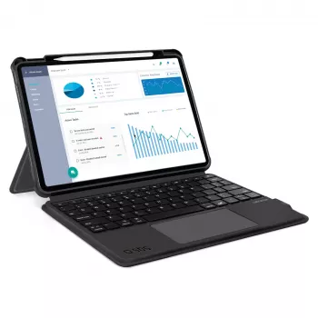 SBS Bezvadu tastatūra ar vāciņu iPad Air 10.9 inch (2020/2022), iPad Air 11 inch (2024), iPad Pro 11 inch (2018/2022) - Melna