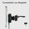 SBS TESUPFANWIR15W 15W Qi bezvadu auto lādētājs ar dzesēšanas ventilatoru - Melns