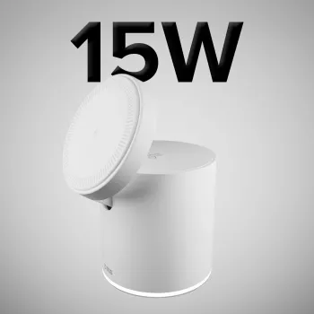 SBS 2-in-1 Wireless Magnetic Charging Station - White