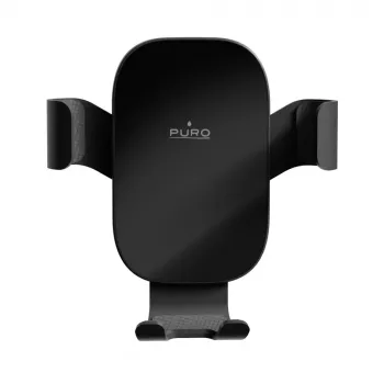 Puro Gravity Air Vent Car Phone Holder - Universal Smartphone Mount - Black
