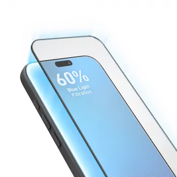 SBS Eyesafe rūdīta stikla ekrāna aizsargs Apple iPhone 17 Pro Max / 16 Pro Max ar aplikatoru (1 iepakojums)