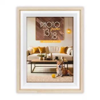 ZEP Bologna Cream 20x30 Wood Picture Frame BG623C