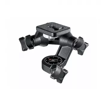 Manfrotto 3D Junior 3-Way Tripod Head (Black, 4 kg Load)