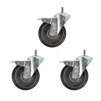 Manfrotto bremzētie ritentiņi statīvam, 160mm diametrs, spigots