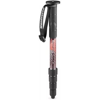 Manfrotto Element MII Alumīnija monopods, sarkans (MMELMIIA5RD)