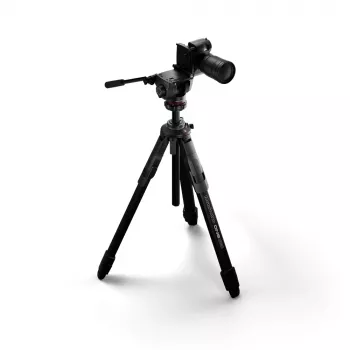 Manfrotto ONE Alumīnija statīvs ar 500X šķidruma galvu