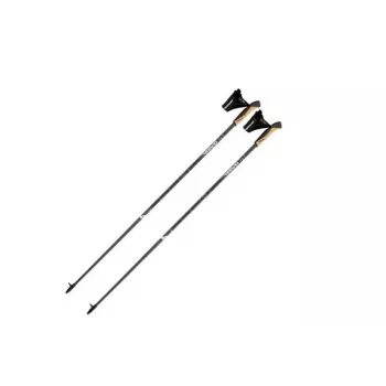 Gabel Stride X-5 Nordic Walking nūjas - 120 cm, oglekļa šķiedra, melna/sarkana