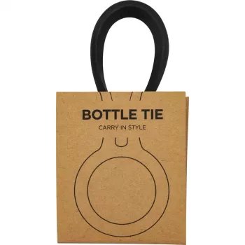 24Bottles Bottle Tie, Tuxedo Black - Silikona nēsāšanas siksniņa Clima & Urban pudelēm