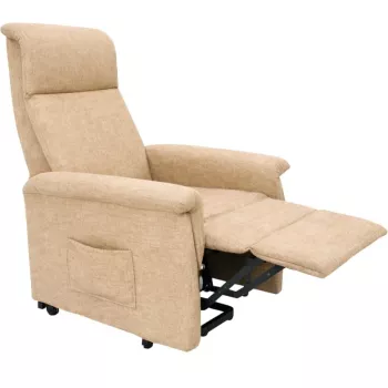 DEMARTA VIRGINIO CALIFORNIA BEIGE Geriatriskais stāvkrēsls - Elektriskais pacelšanas atpūtas krēsls ar diviem motoriem