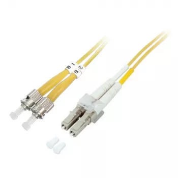TECHLY OS2 Single-Mode ST to LC Duplex Patch Cable 3m