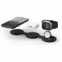 Satechi OntheGo 3-in-1 bezvadu lādētājs ar Qi2, melns, 15W, ST-QTG31K