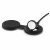 Satechi OntheGo 2-in-1 bezvadu lādētājs ar Qi2, melns, 15W, ST-QTG21K