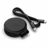 Satechi OntheGo 2-in-1 bezvadu lādētājs ar Qi2, melns, 15W, ST-QTG21K