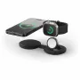 Satechi OntheGo 2-in-1 bezvadu lādētājs ar Qi2, melns, 15W, ST-QTG21K