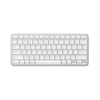 Satechi Slim EX1 Bluetooth tastatūra trim ierīcēm ar Mac/Windows režīma slēdzi (sudraba)