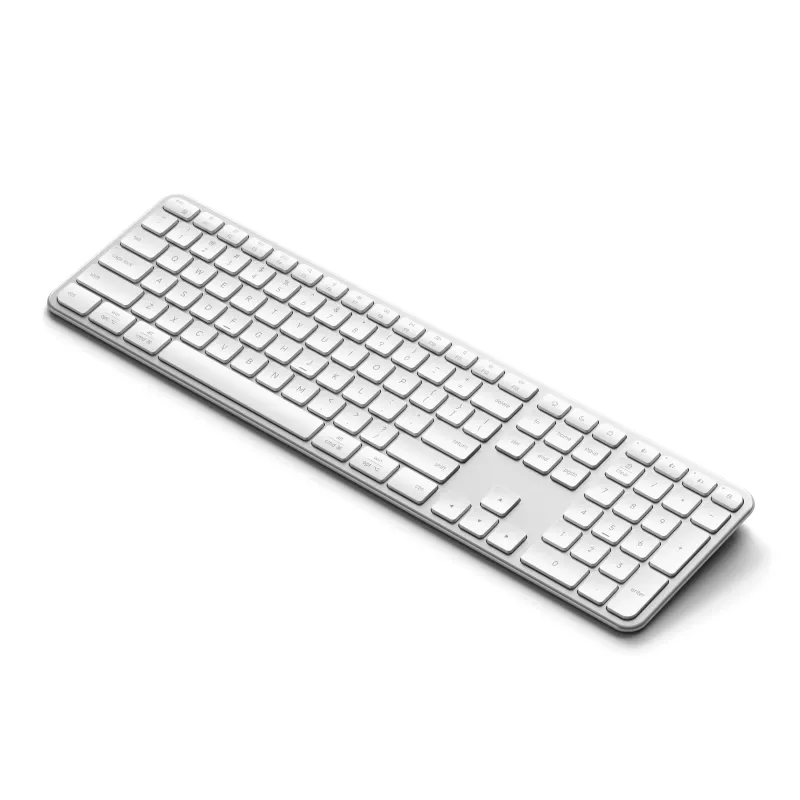 Satechi Slim EX3 bezvadu Bluetooth tastatūra trim ierīcēm ar Mac/Windows režīma slēdzi (Space Gray)