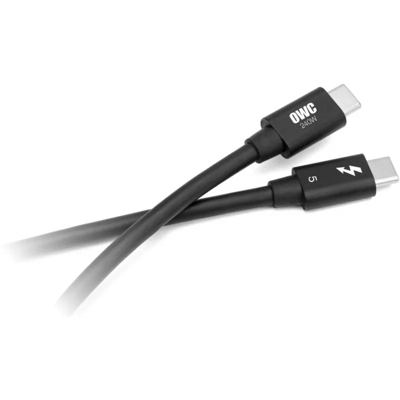 OWC 0.8 Meter Thunderbolt 5 / USB-C kabelis