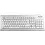 Seal Shield Silver Seal Keyboard USB QWERTZ White IP68 Waterproof Dishwasher Safe