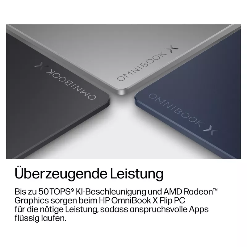 HP OmniBook X Flip 16-cc0181ng 16.0 inch 3K OLED Touch, 500 Nits, AMD Ryzen AI 7 445 (6C), 24GB RAM, 1TB SSD, Windows 11
